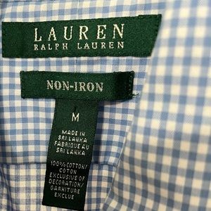 Ralph Lauren, noniron size medium